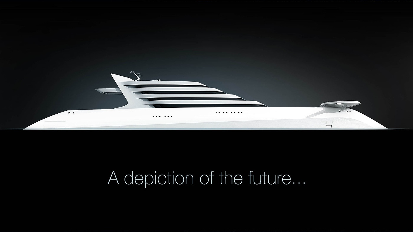 Future super yacht，L'Amage，yacht，industrial design，Monaco Yacht，