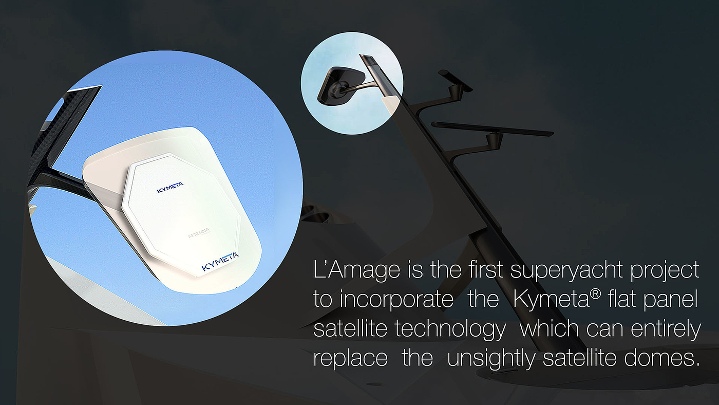 Future super yacht，L'Amage，yacht，industrial design，Monaco Yacht，