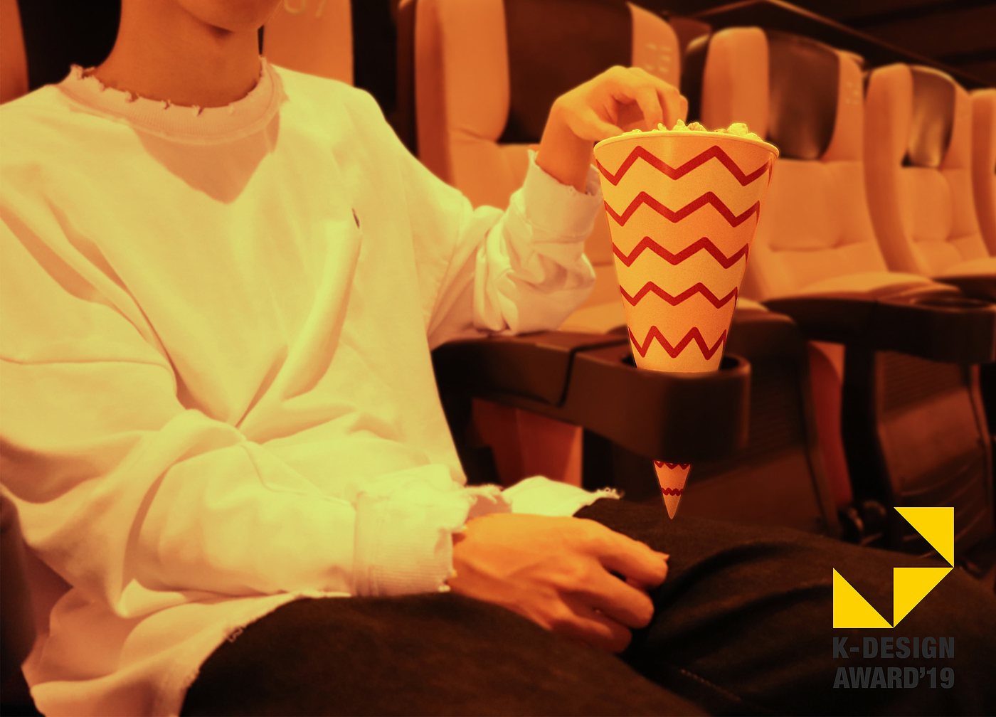 Award，articles for daily use，K-DESIGN，Creative design，popcorn，