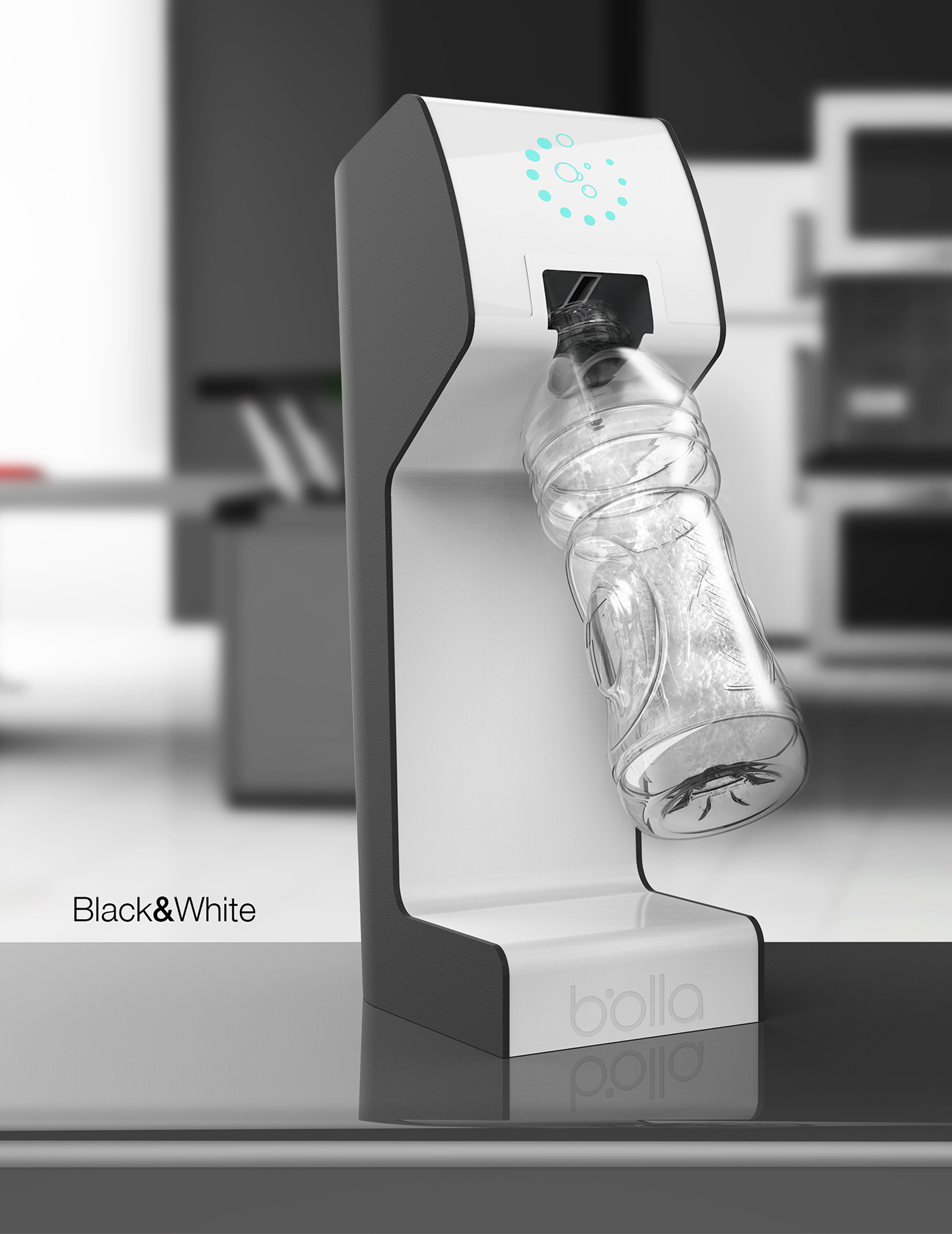 Touch screen design，Water bottle reuse，Small，Bian Jie，product design，