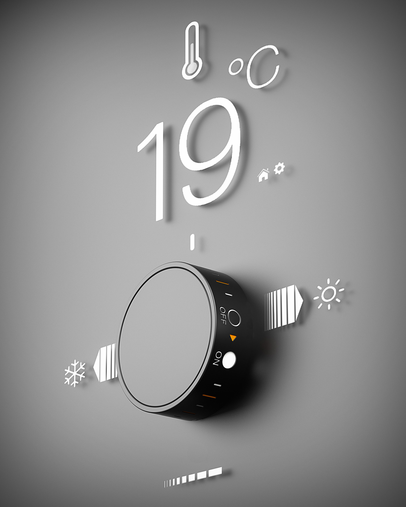 intelligence，originality，Design，Thermostat，