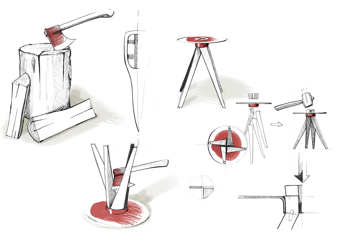 aSH ，Metallic materials，stool，