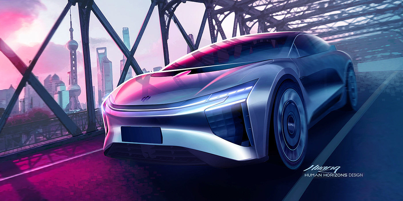 Design aesthetics，Electric vehicle，batch production，Concept Car，