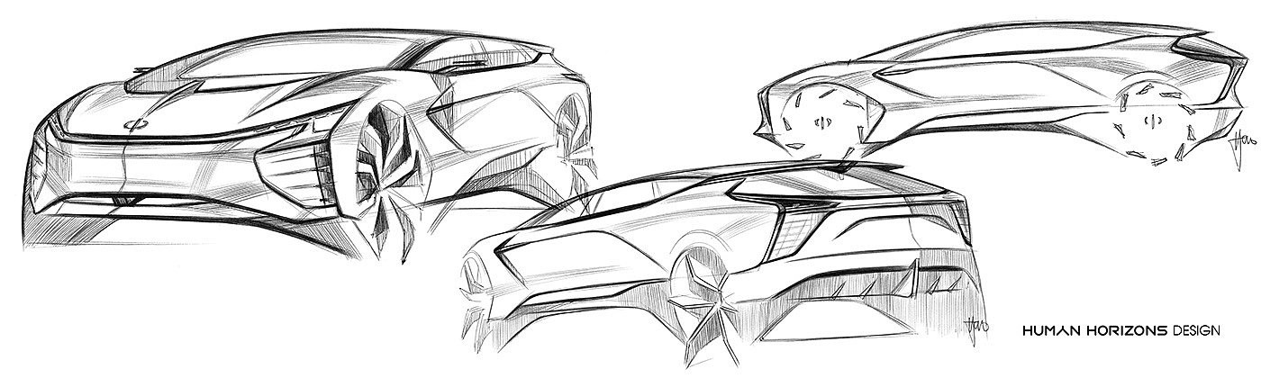 Design aesthetics，Electric vehicle，batch production，Concept Car，