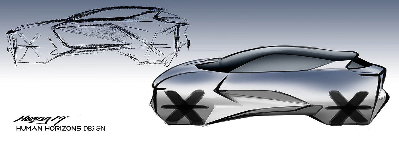 Design aesthetics，Electric vehicle，batch production，Concept Car，