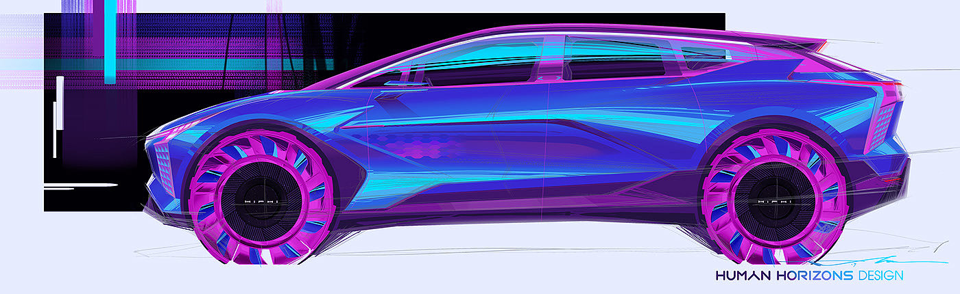 Design aesthetics，Electric vehicle，batch production，Concept Car，