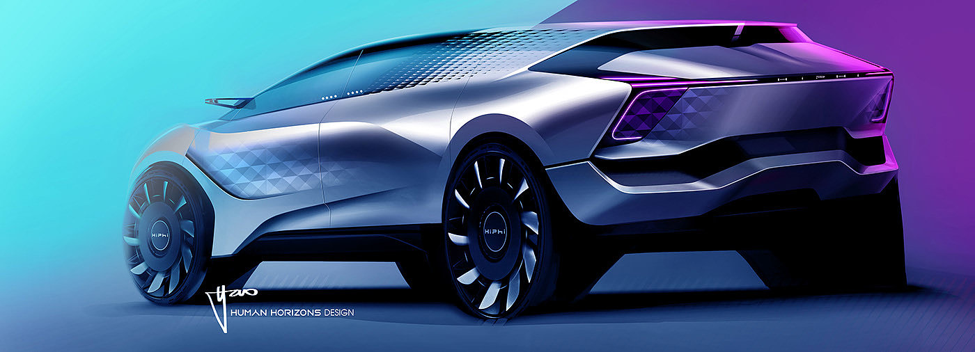 Design aesthetics，Electric vehicle，batch production，Concept Car，
