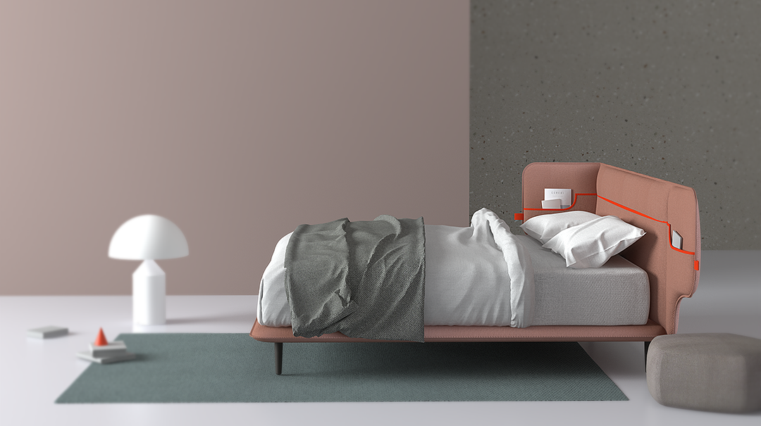 Bed，Headboard，furniture，