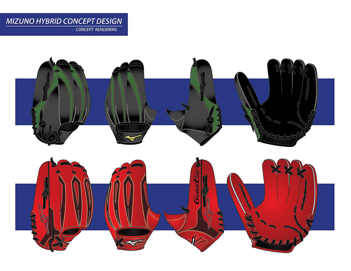 Baseball gloves，industrial design，Leather products，motion，product design，