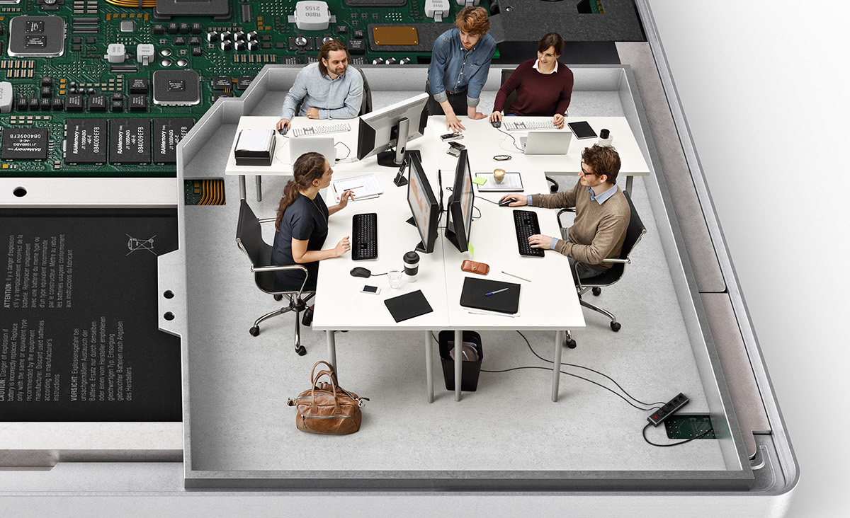 cgi，ipad，office，Digital art，