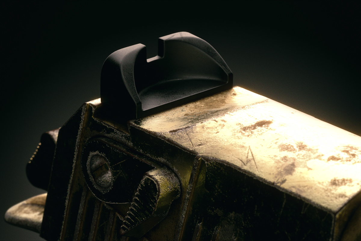 modeling，Texturization，visualization，gun，3d，Digital art，