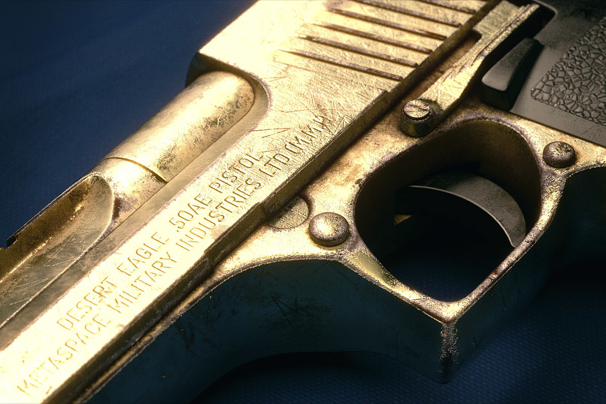 modeling，Texturization，visualization，gun，3d，Digital art，
