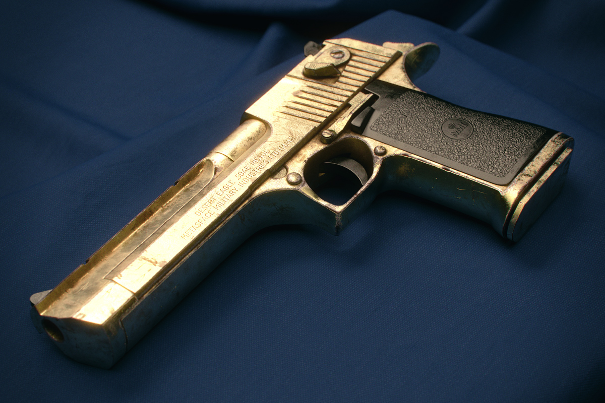 modeling，Texturization，visualization，gun，3d，Digital art，