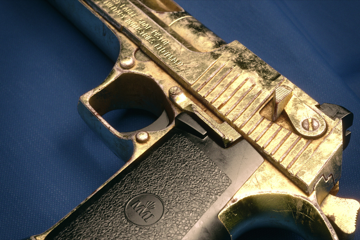 modeling，Texturization，visualization，gun，3d，Digital art，