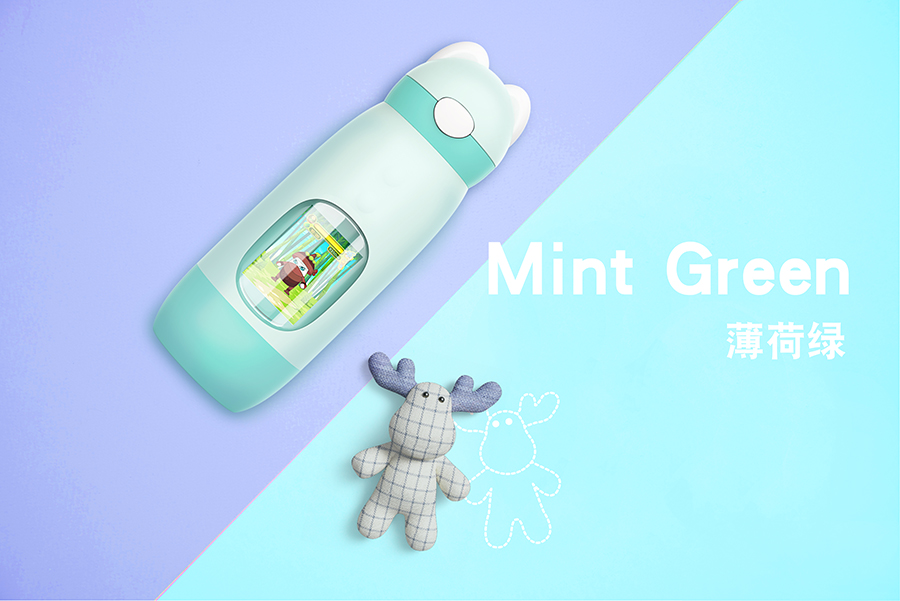 Water cup，children，intelligence，Children's water cup，vacuum cup，product design，glass，