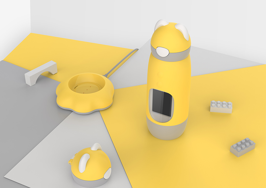 Water cup，children，intelligence，Children's water cup，vacuum cup，product design，glass，