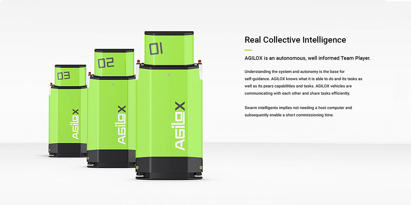 AGILOX INTEREST，Fully automatic transportation robot，intelligence，industrial design，