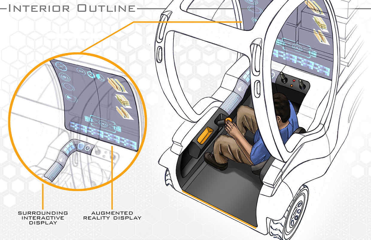 industrial design，product design，Crane locomotive，Forklift，vehicle，