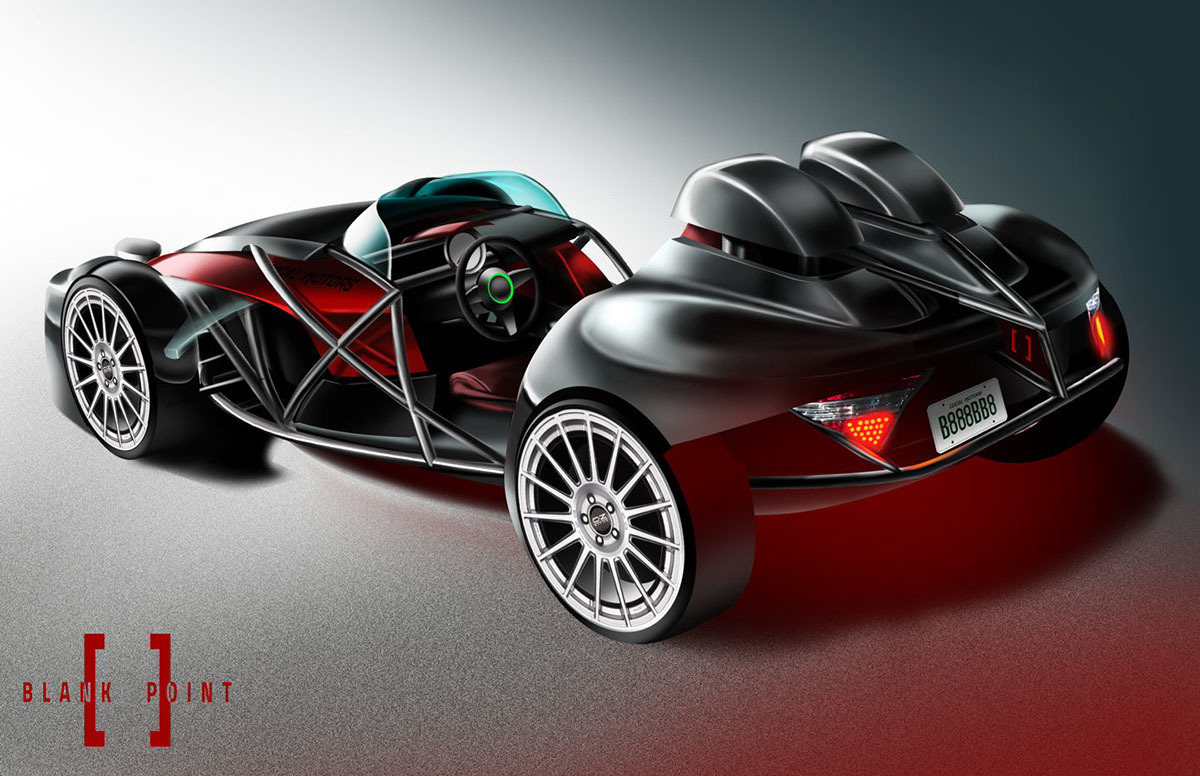 intelligence，design sketch，Concept Car，racing，Hand drawn，