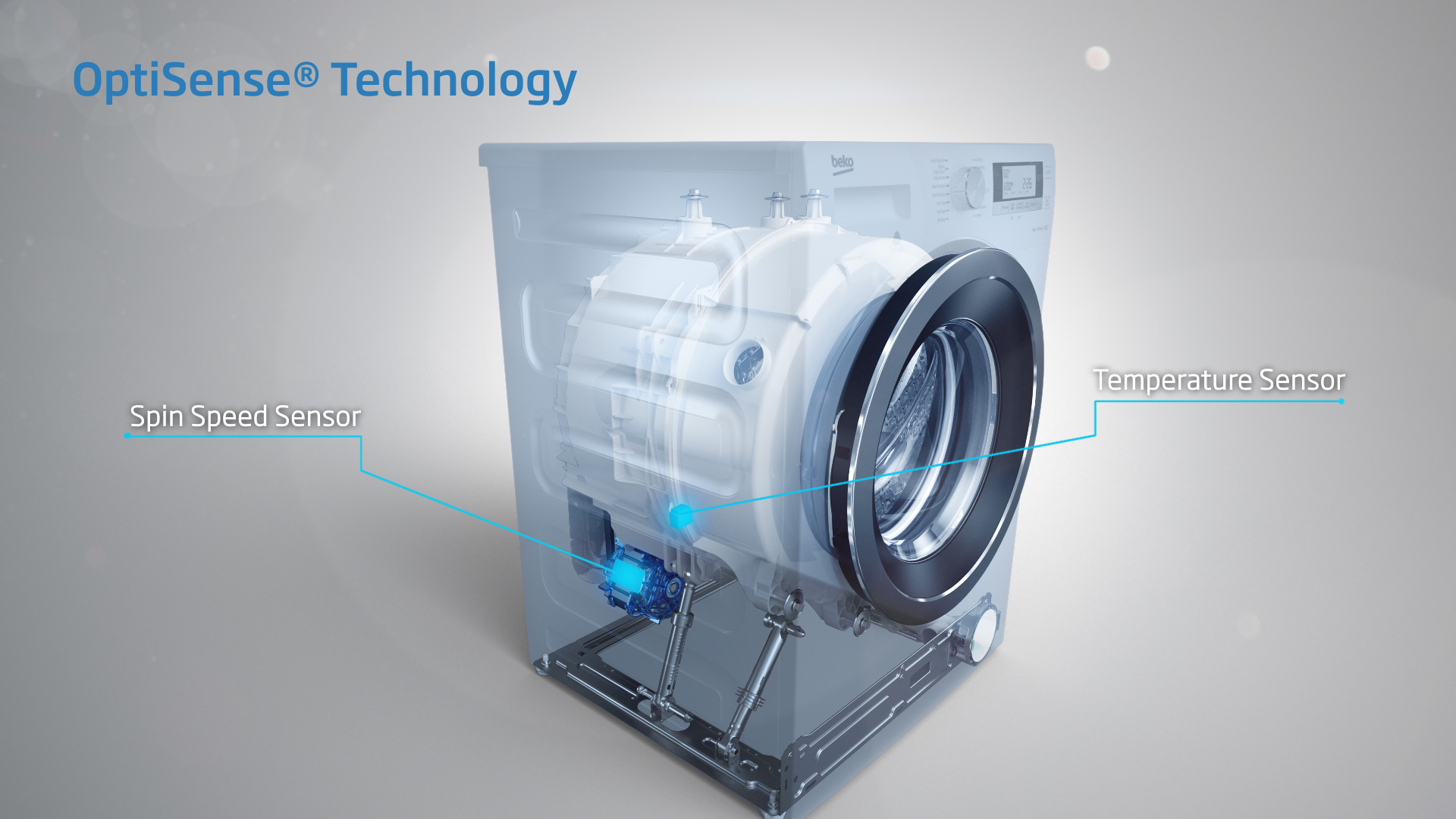 Beko washing machine，Washing machine，Drum washing machine，dynamic image ，