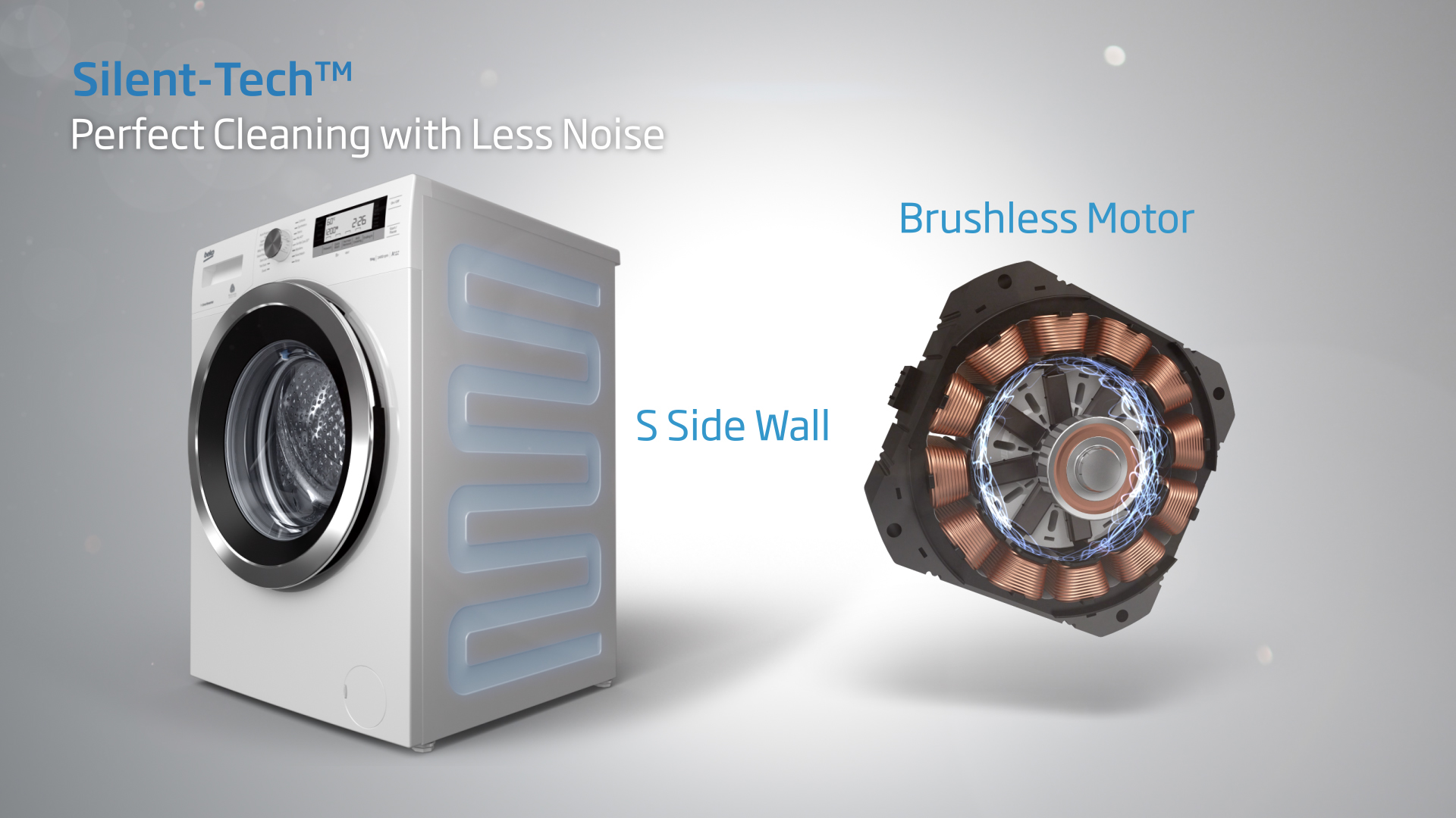 Beko washing machine，Washing machine，Drum washing machine，dynamic image ，