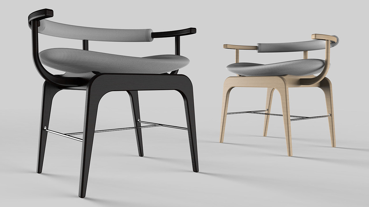 高级的配色 极致的美感 这就是moon Chair 普象网