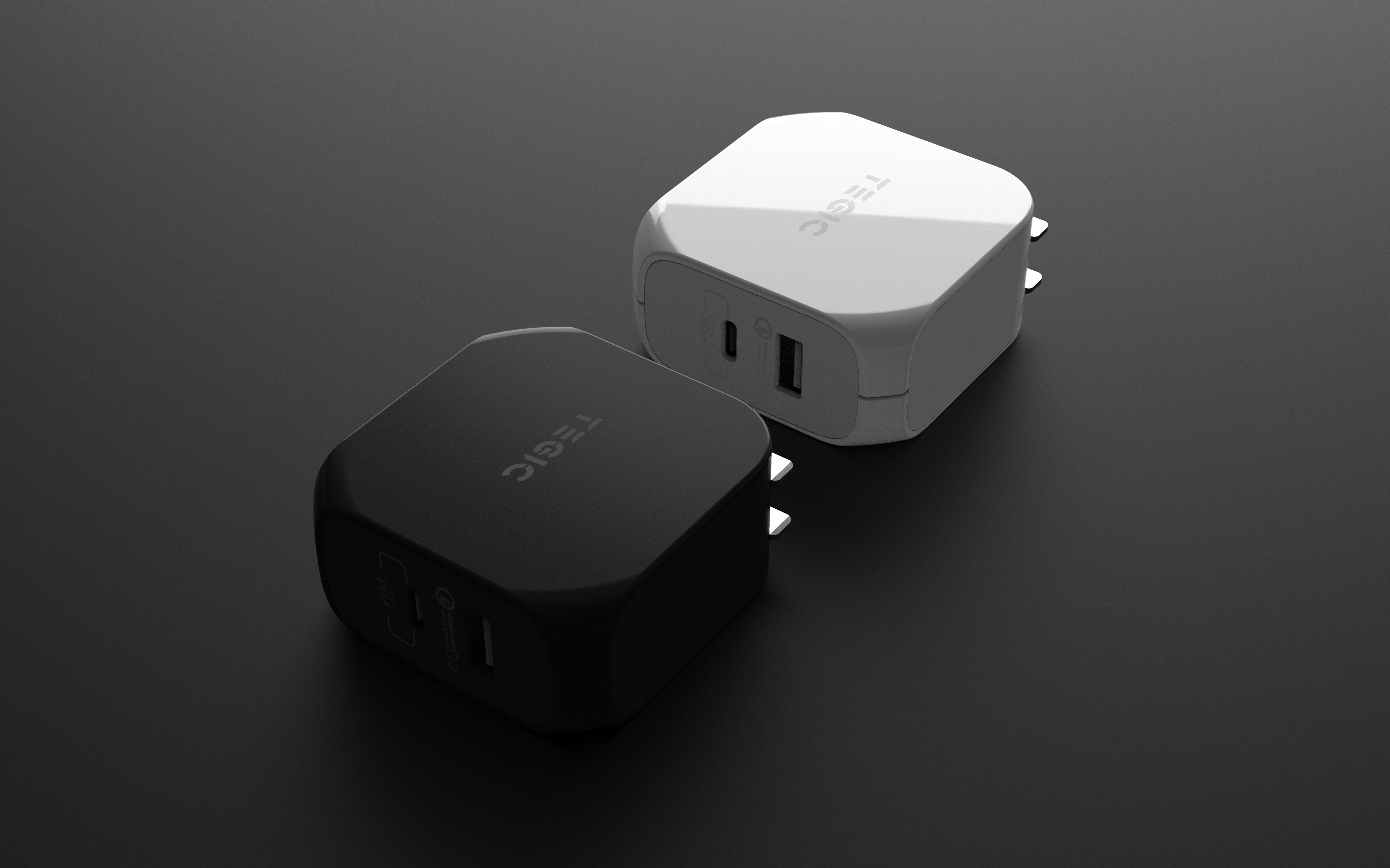 The power adapter，45W，Charging head，