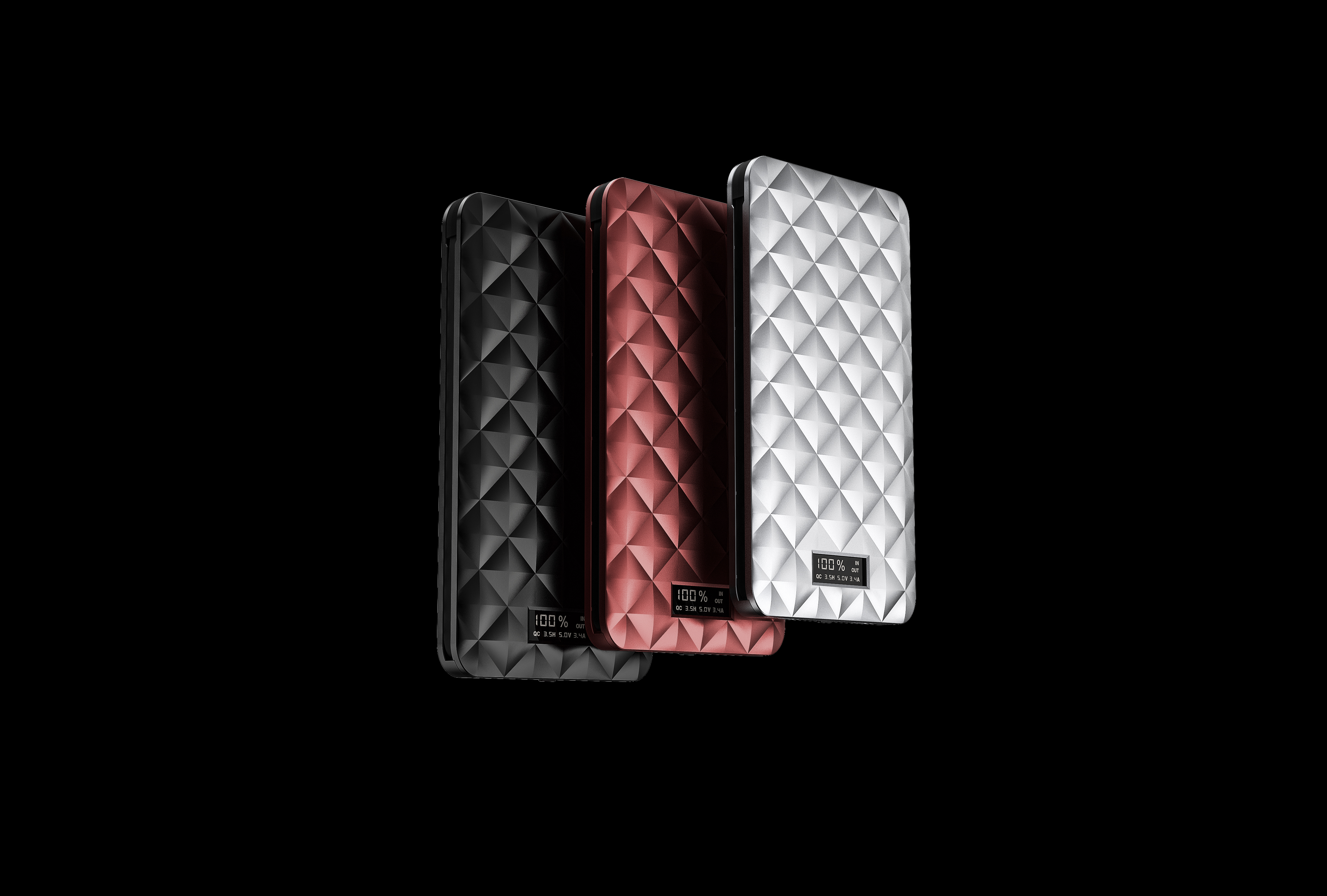 Three in one，Own line，portable source，Rhombic pattern，