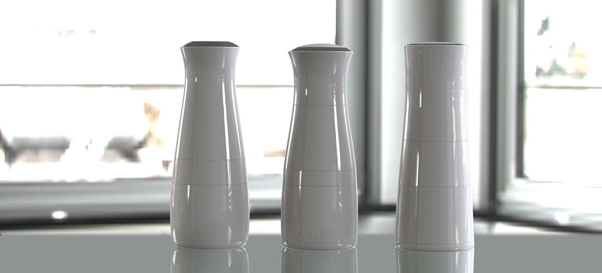 Kitchenware，Bian Jie，concise，smooth，product design，