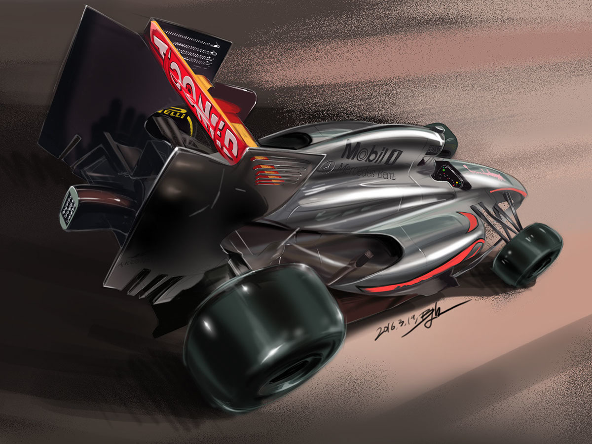 Automatic design，Hand drawn design，Traffic design，Render，industrial design，