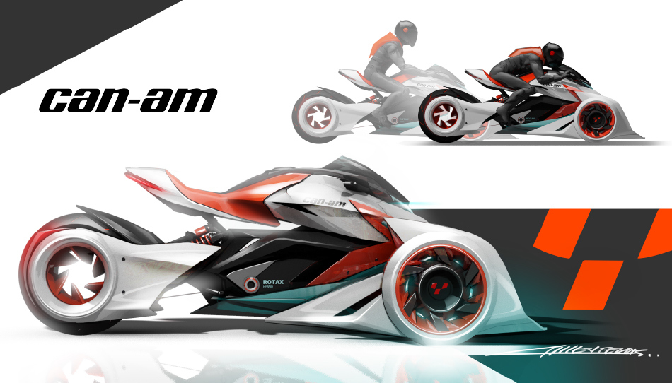 Hand drawn，intelligence，Cool，racing，industrial design，