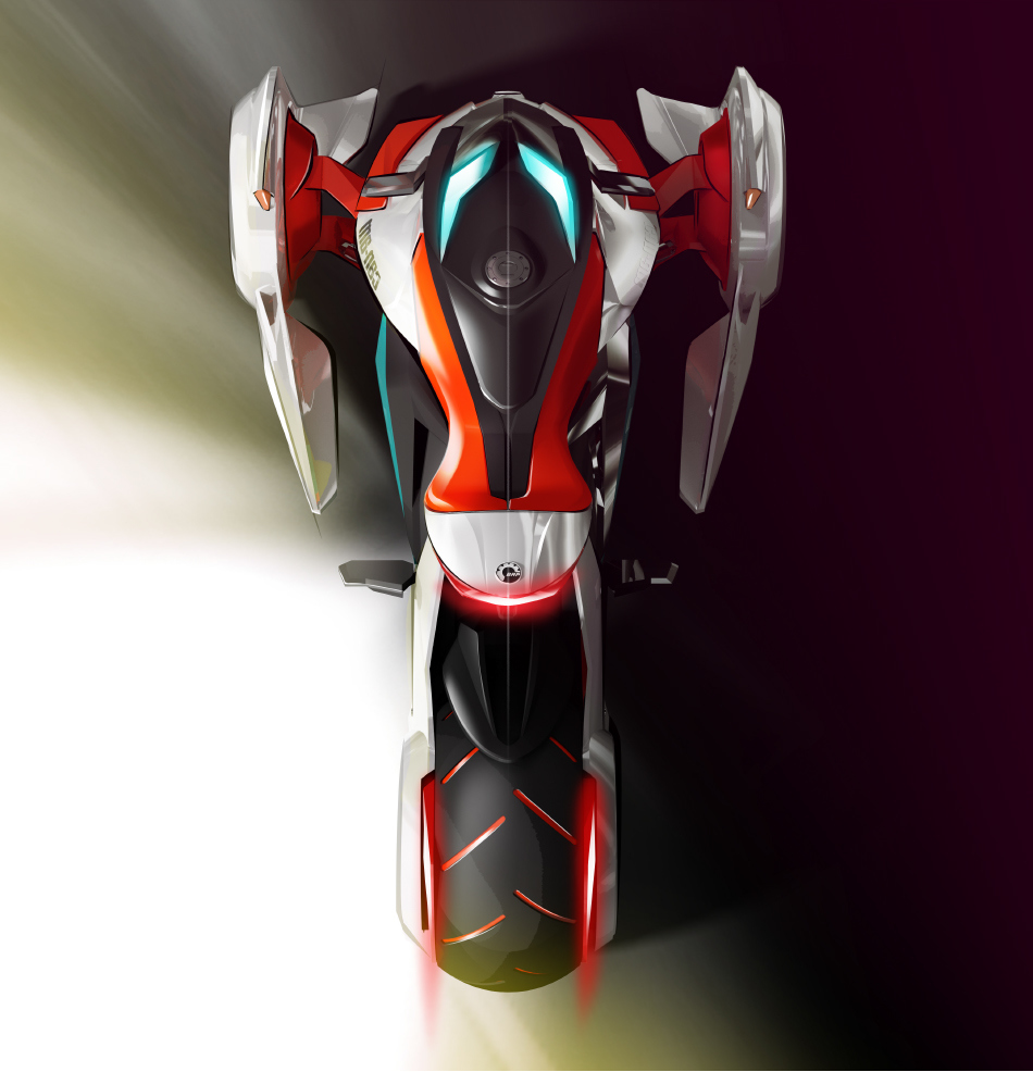 Hand drawn，intelligence，Cool，racing，industrial design，