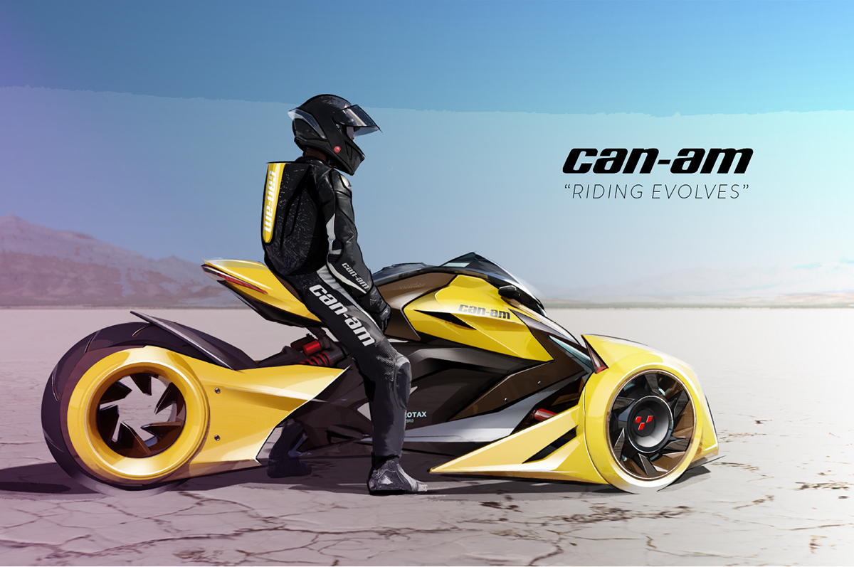 Hand drawn，intelligence，Cool，racing，industrial design，