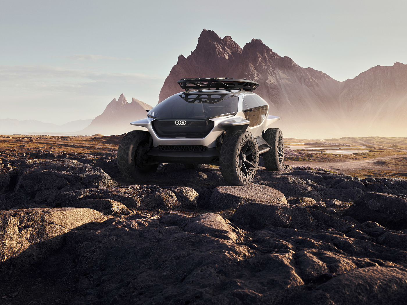 artificial intelligence，concept，Off-road vehicle，audi，