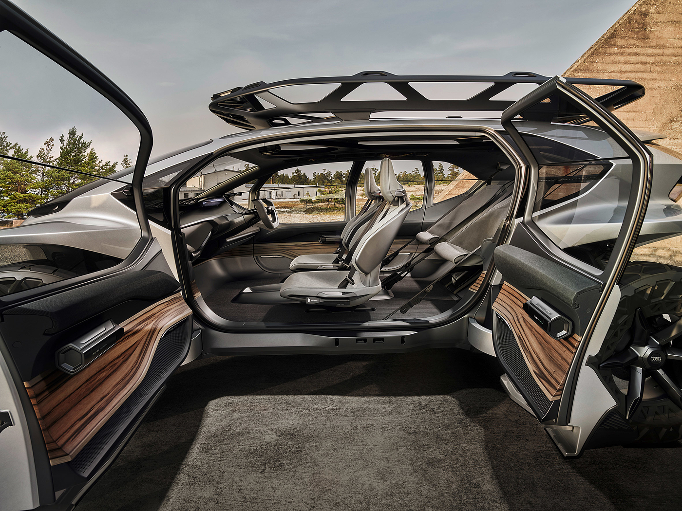 artificial intelligence，concept，Off-road vehicle，audi，