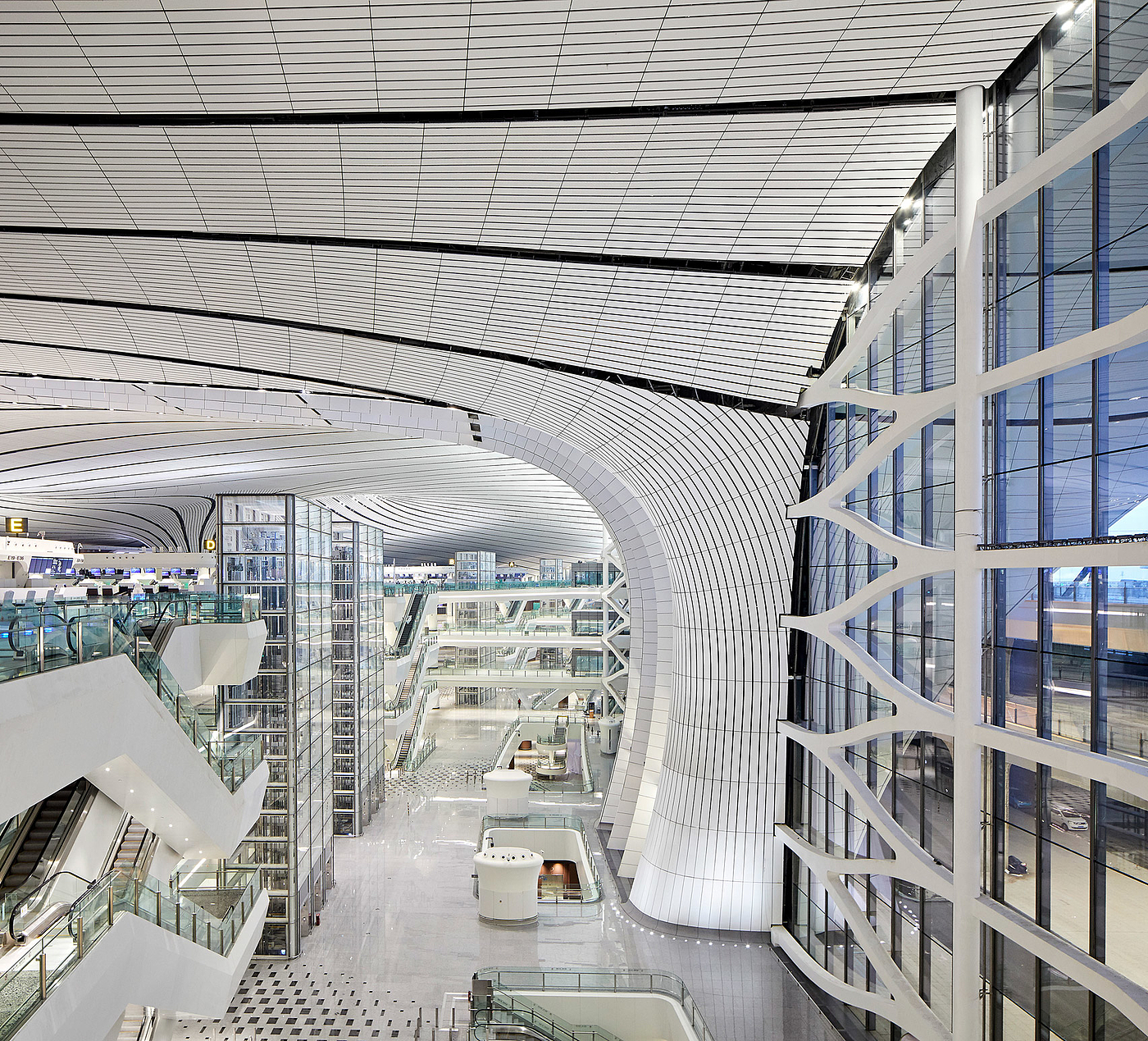 airport，Starfish，compact，Zaha Hadid，Beijing Airport，