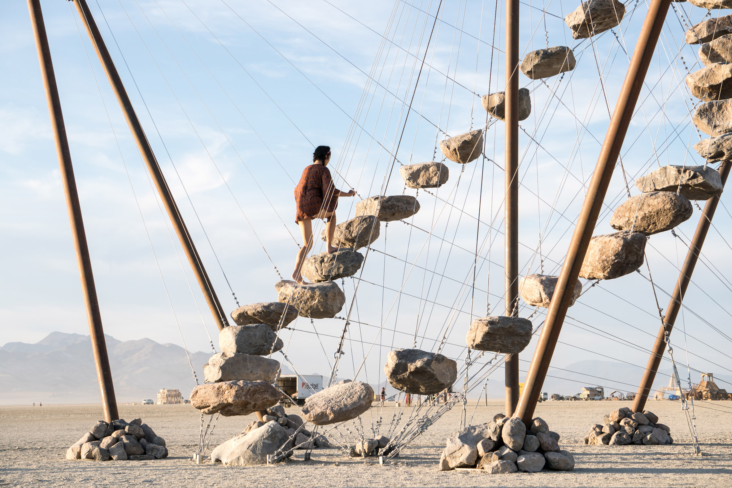 Stone 27，device，suspension，stone，to climb，