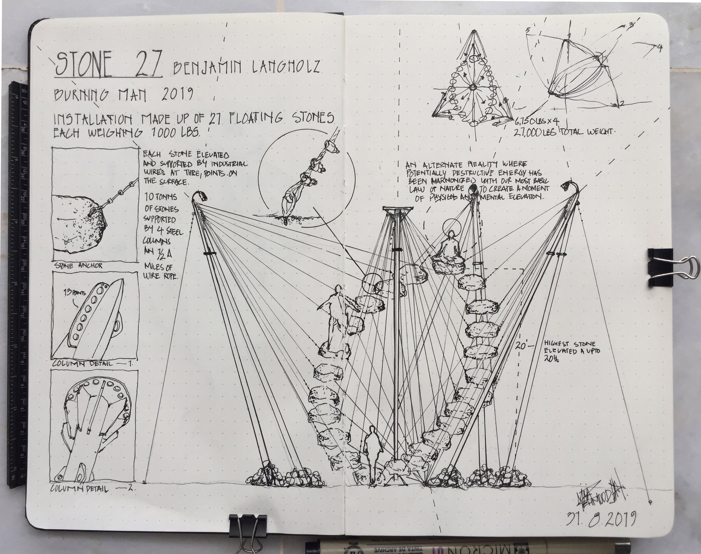 Stone 27，device，suspension，stone，to climb，