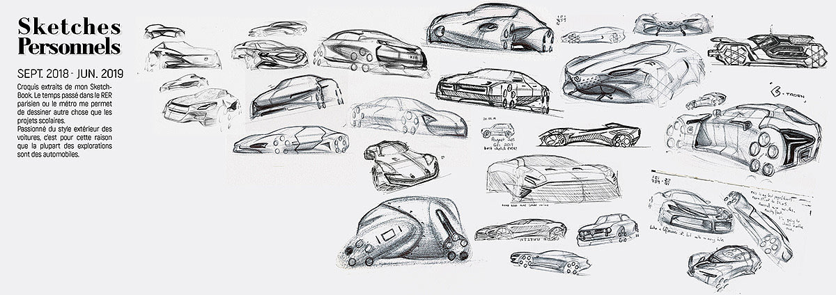 Automobile design，conceptual design，PORTFOLIO '19，