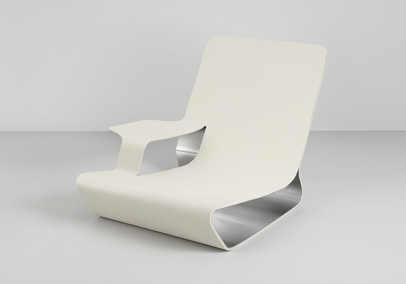 MDF Italy，white，Metal，chair，