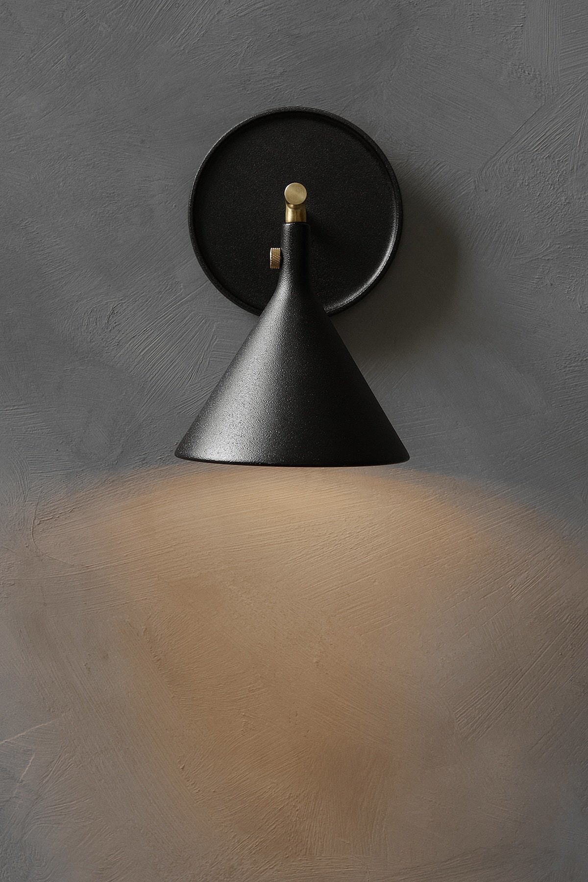 black，Wall lamp，Cast Sconce，