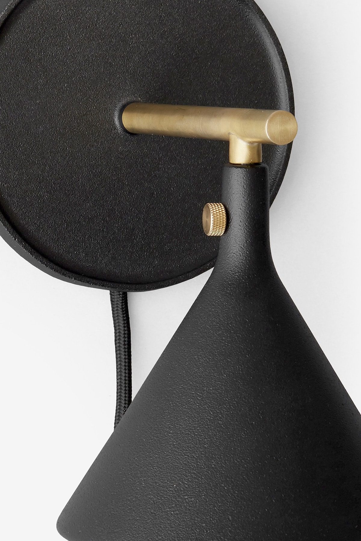 black，Wall lamp，Cast Sconce，