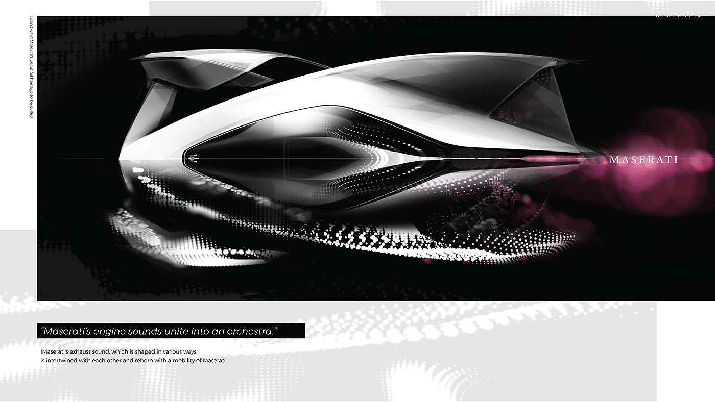 conceptual design，Automobile design，MASERATI_ORCHESTRA，