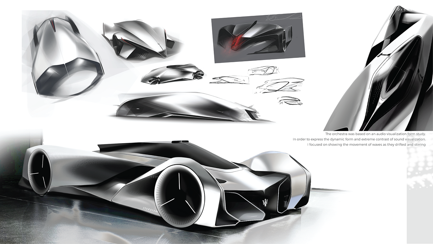 conceptual design，Automobile design，MASERATI_ORCHESTRA，