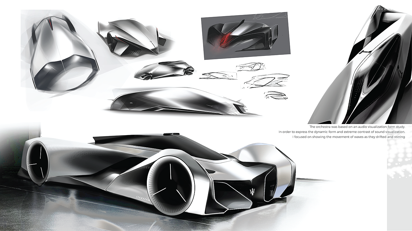 conceptual design，Automobile design，MASERATI_ORCHESTRA，