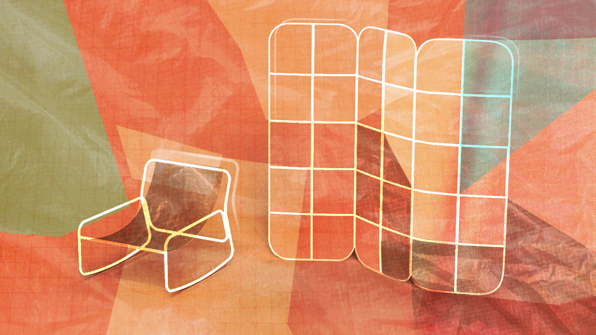 layer，decorate，Rocking chair，Design，