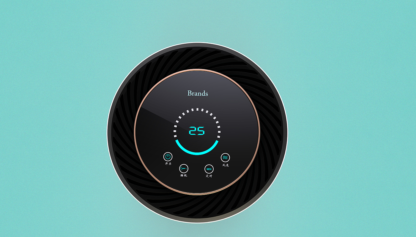 3C Electronics，air cleaner，electric fan，Home appliance design，industrial design，Industrial design of collar width，Appearance design，Interface design，