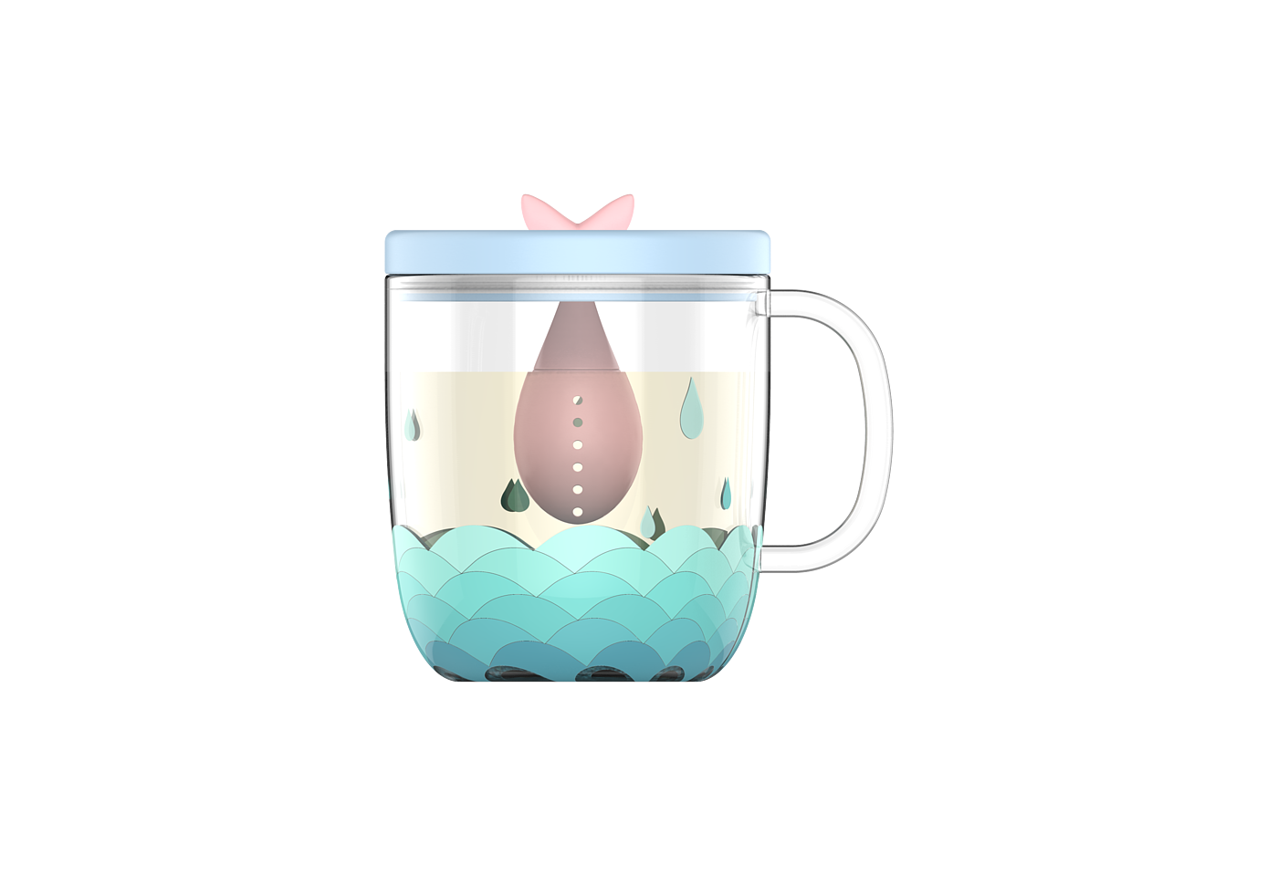 glass，Tea cup，Direct drinking cup，lovely，