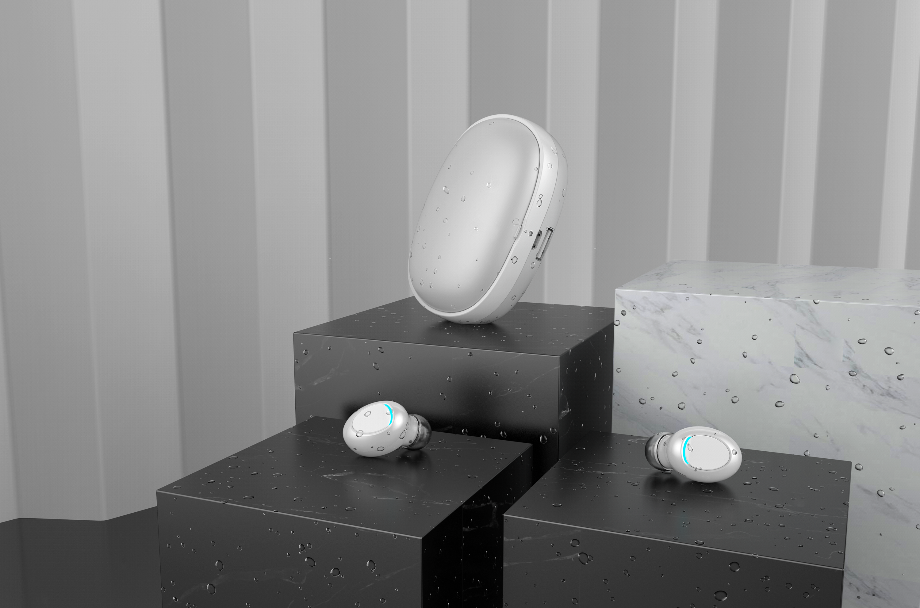 Bluetooth，headset，Bluetooth headset，True wireless，Wireless headset，scene，