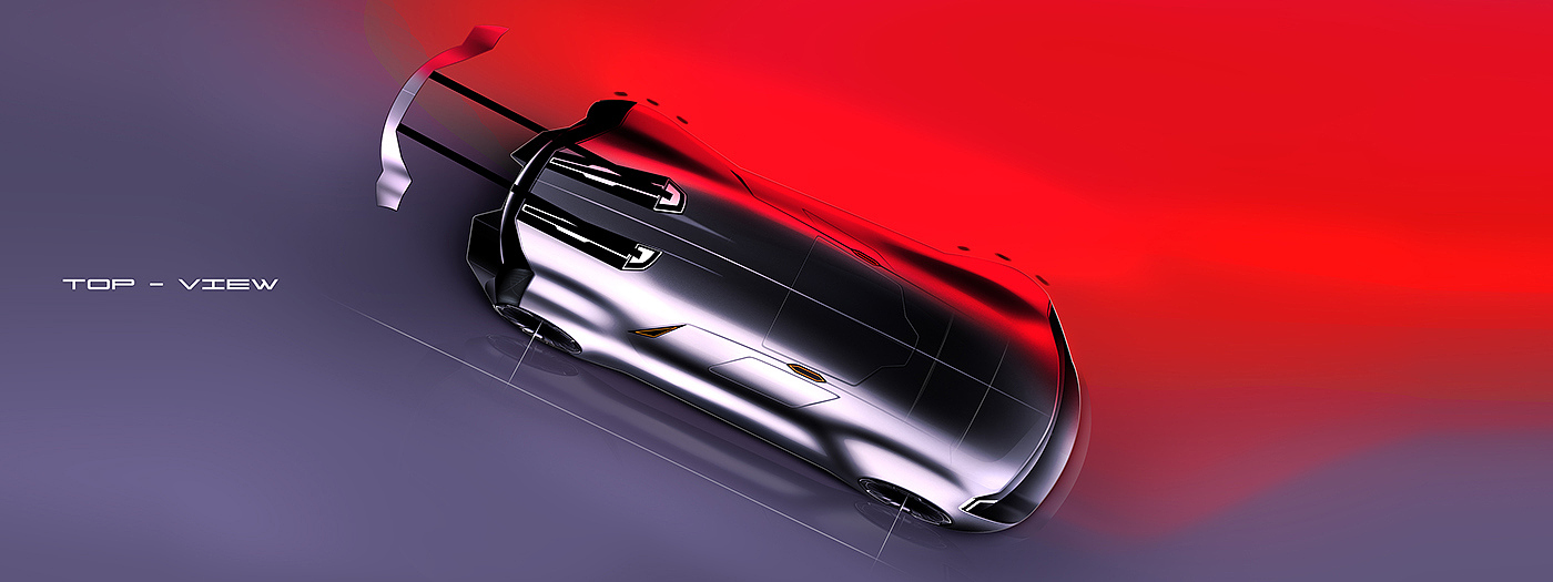 Automatic design，Sports car，Visual design，Cool，fashion，